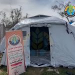 توفير خيمة إيواء لأسرة فقدت مأواها في حرب الإبادة