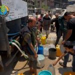 في كل كبدٍ رطبة صدقة  سُقيا الماء في شمال غزة